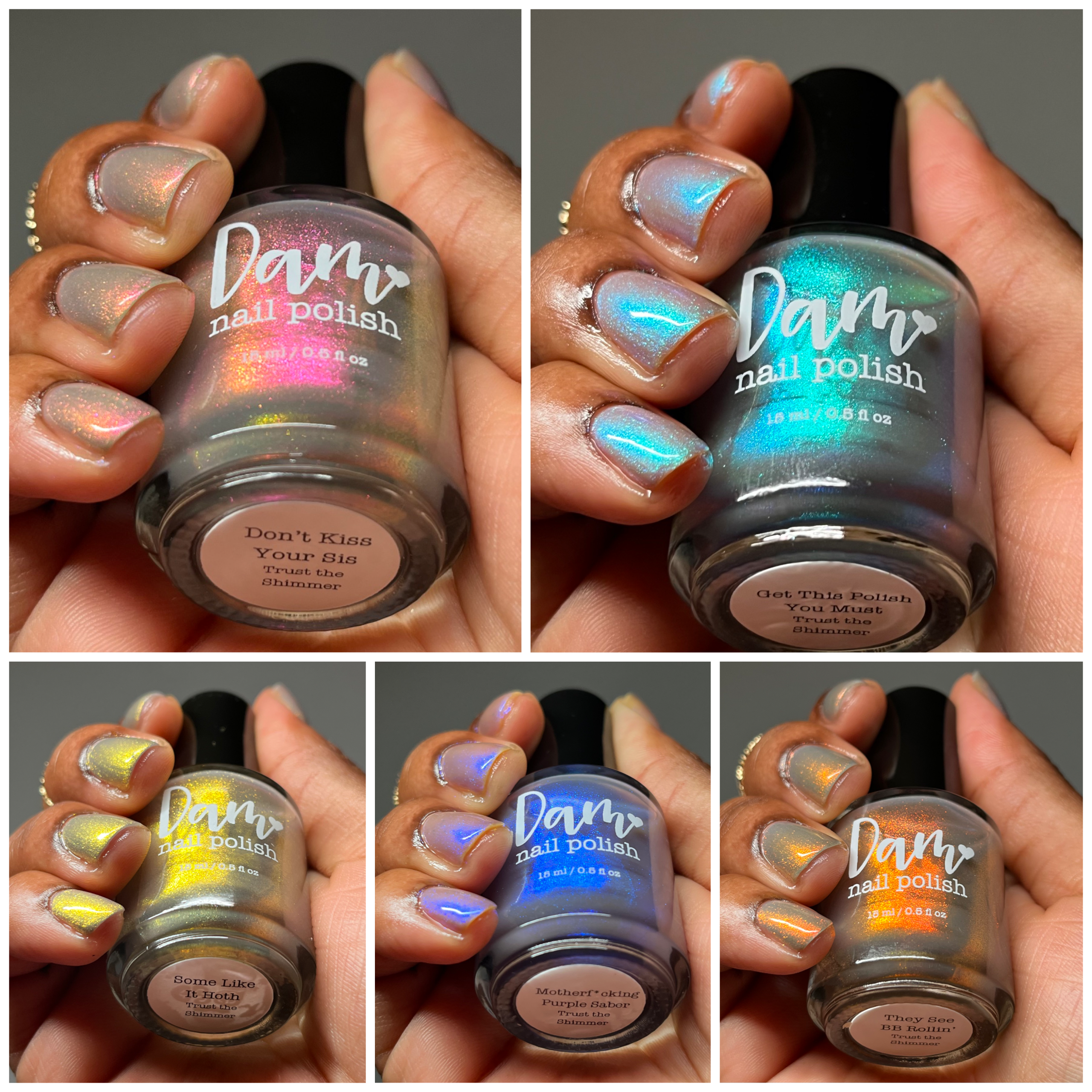 Trust The Shimmer Collection Full Collection (5 Bottles)