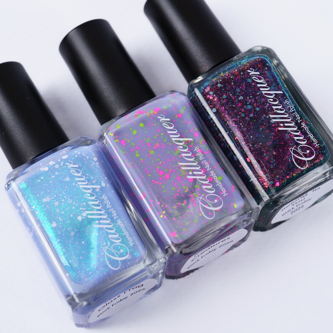 Cadillacquer Facebook Trio nail polish set