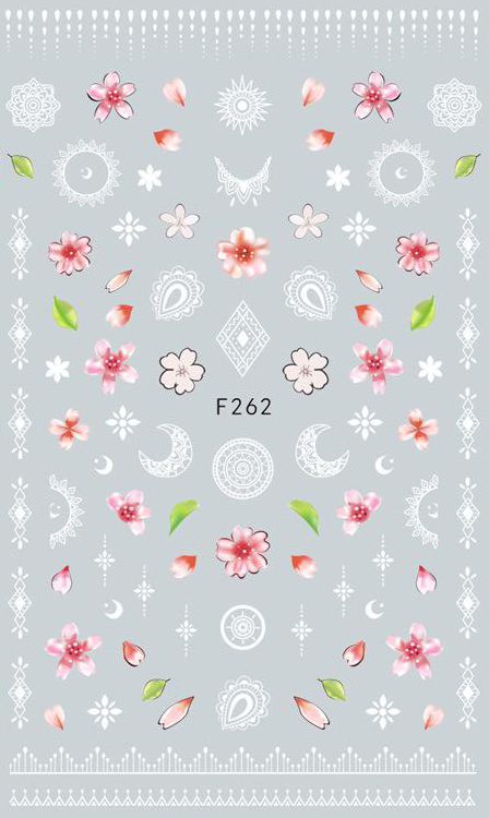 Mandala Blossoms Nail Sticker
