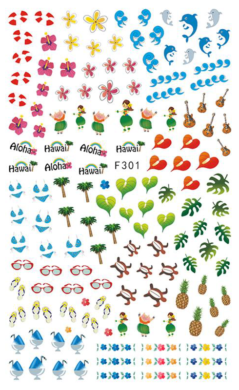 Tropical Nail Sticker