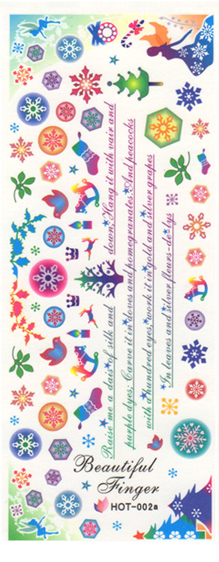 Winter Themed Large Sheet Water Decal