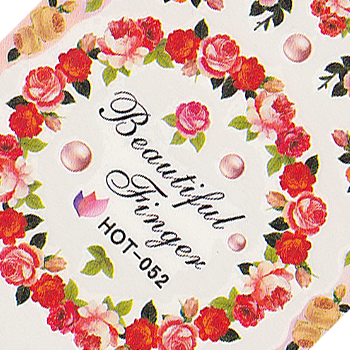 Roses Large Sheet Water Decal