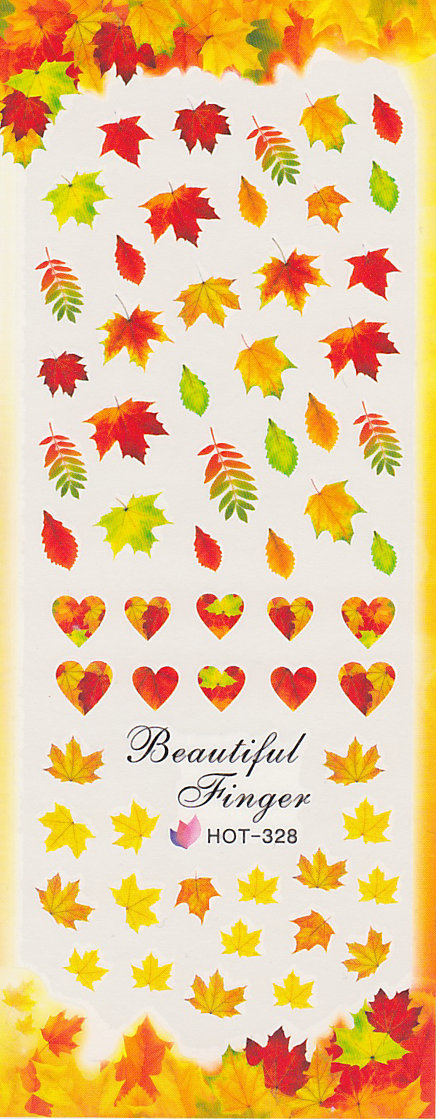 Autumn Leaves Water Decal