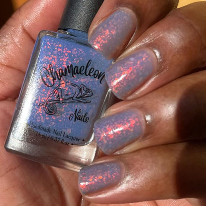 Sunset at the Ocean Shore (UV Polish)