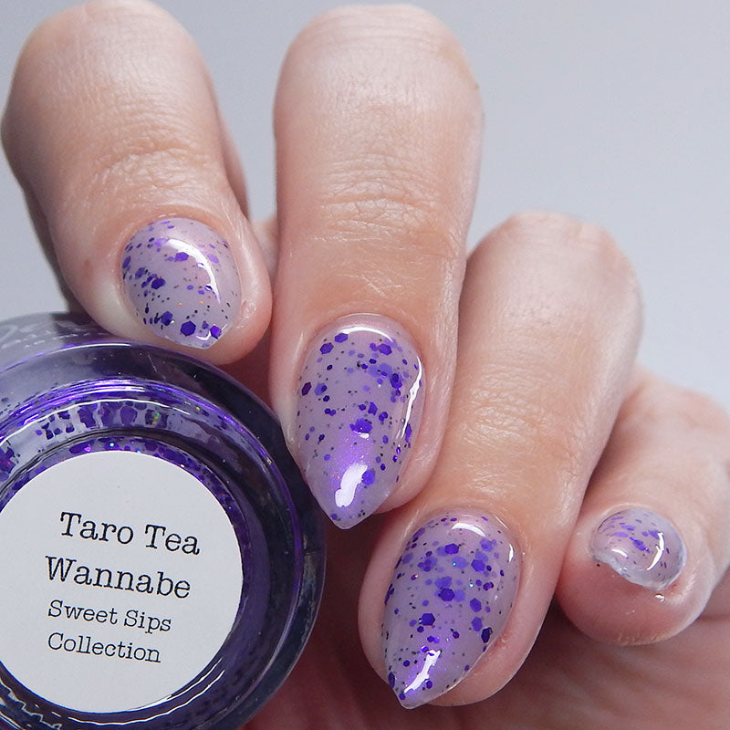 Dam Nail Polish - Sweet Sips - Taro Tea Wannabe