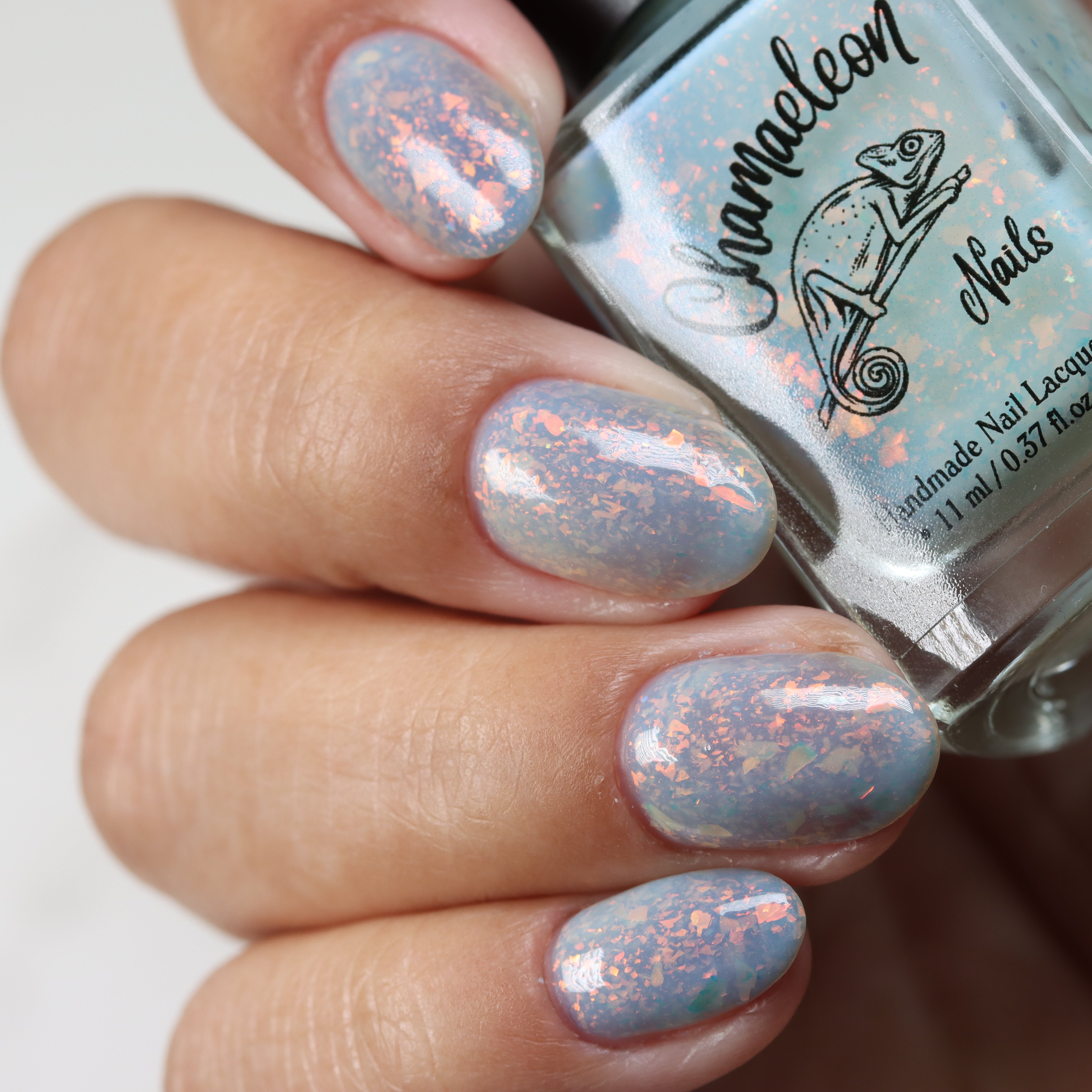 Sunset at the Ocean Shore (UV Polish)