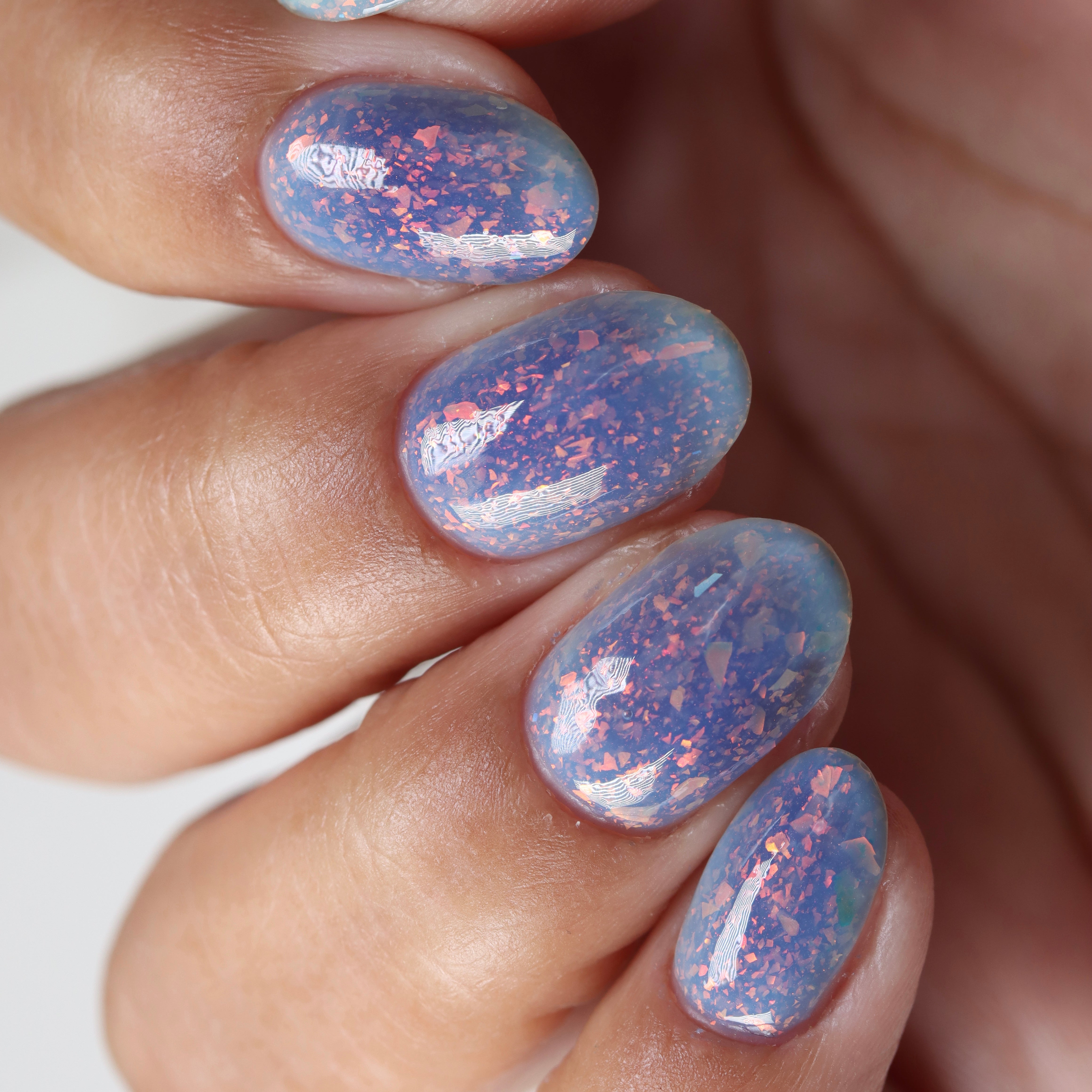 Sunset at the Ocean Shore (UV Polish)
