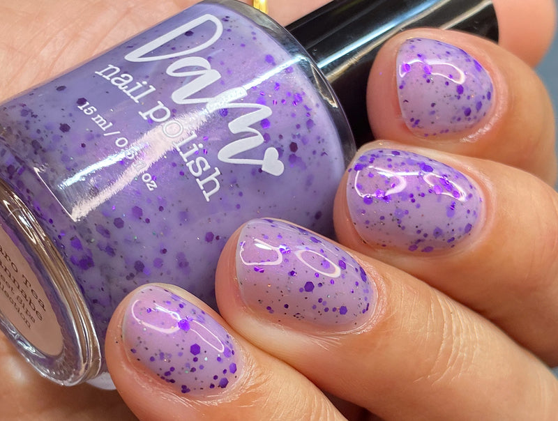 Dam Nail Polish - Sweet Sips - Taro Tea Wannabe