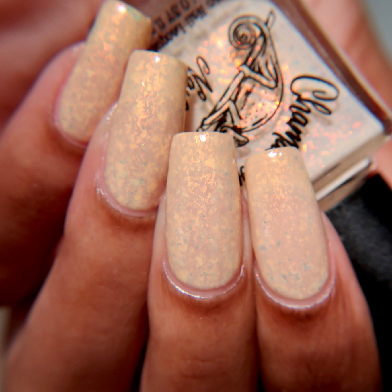 Sunset at the Ocean Shore (UV Polish)