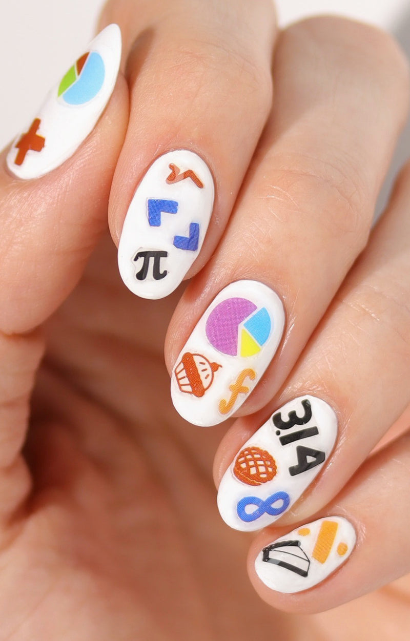 Pi Day Nail Art Stickers (Limited Edition)