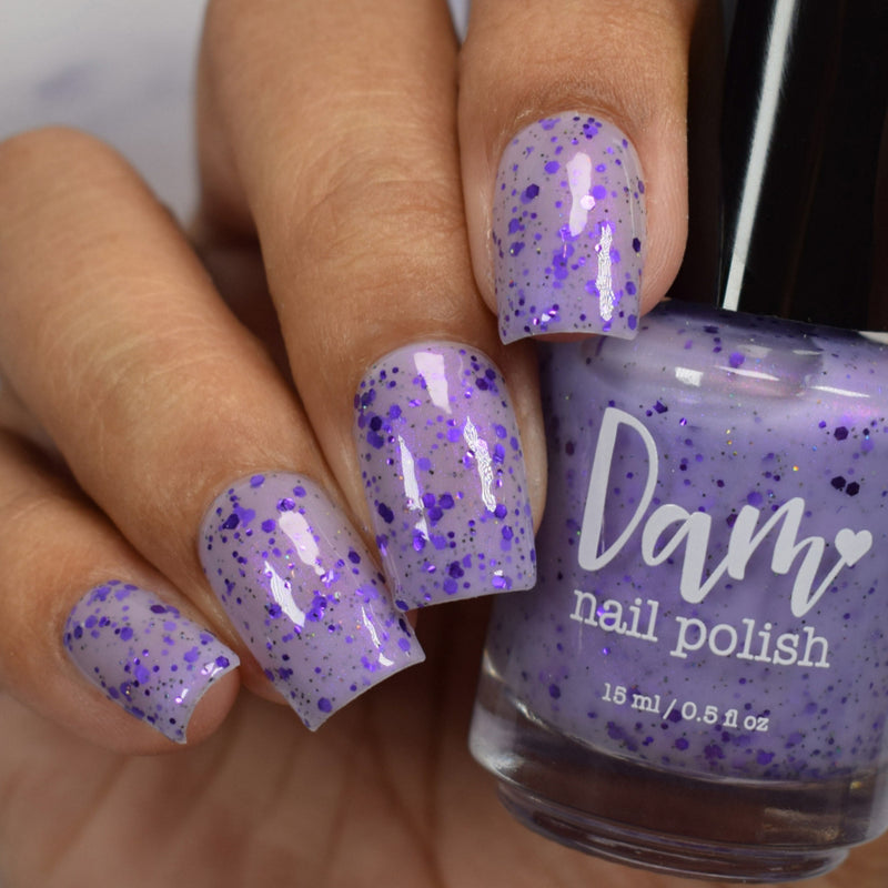 Dam Nail Polish - Sweet Sips - Taro Tea Wannabe