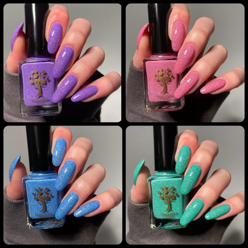 Danglefoot Polish - Pastel Crellies - Full Collection (4 Bottles)