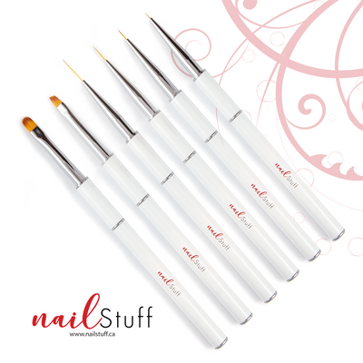 NailStuff - Nail Brush Set (6 pcs)
