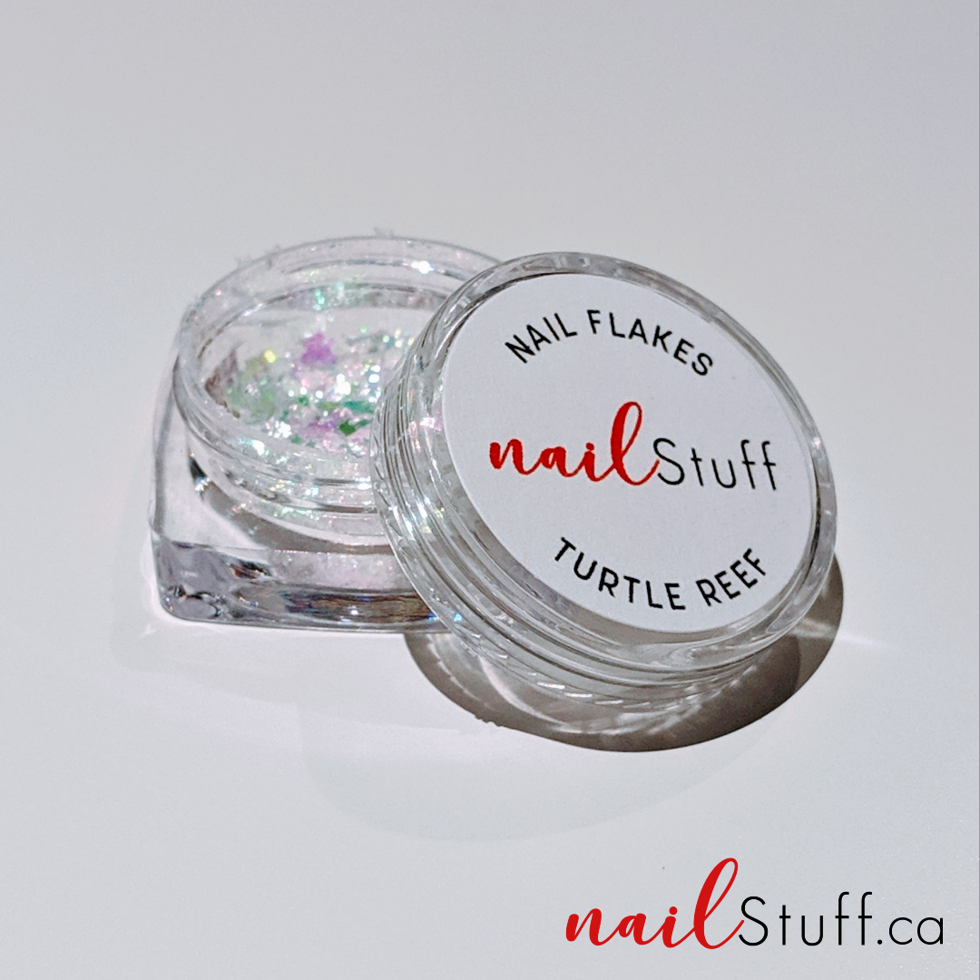 NailStuff - Turtle Reef Iridescent Nail Flakes