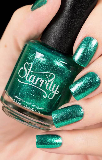 Starrily - Bellatrix Nail Polish (Green Foil)