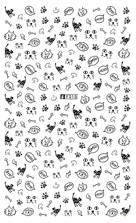 Cats 1 - Nail Sticker Thumbnail