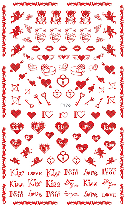 Valentines - Nail Sticker Thumbnail