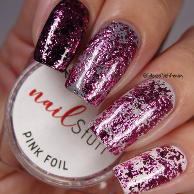 NailStuff - Pink Metallic Foil Flakes