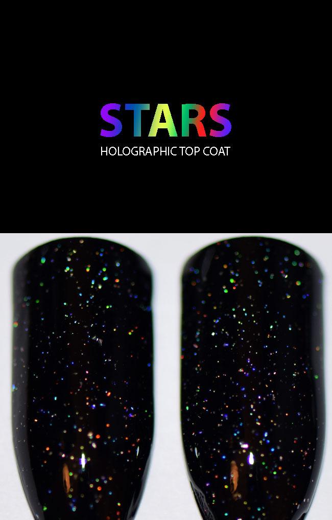 Stars Holographic Top Coat