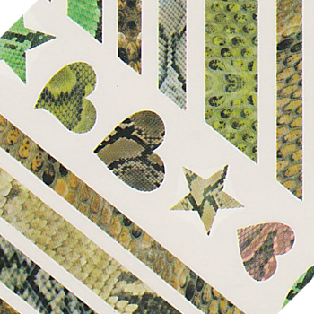 Reptile Snakeskin Large Sheet Water Decal