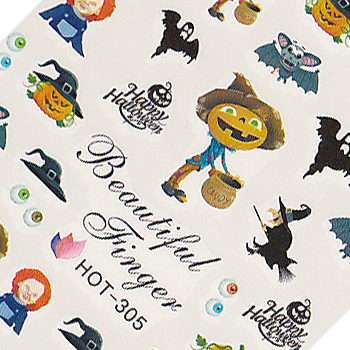 Halloween Pumpkin Water Decal