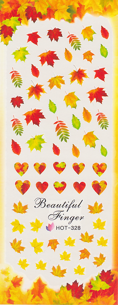 Autumn Leaves Water Decal
