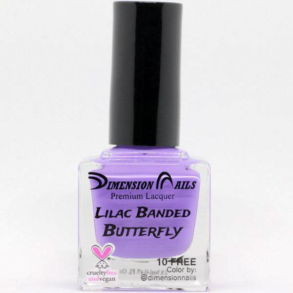 Dimension Nails - The Rainforest Collection - Lilac Banded Butterfly