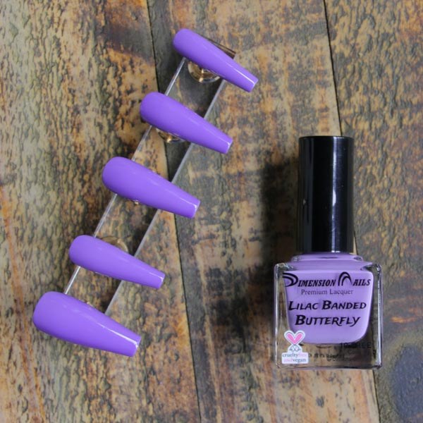 Dimension Nails - The Rainforest Collection - Lilac Banded Butterfly