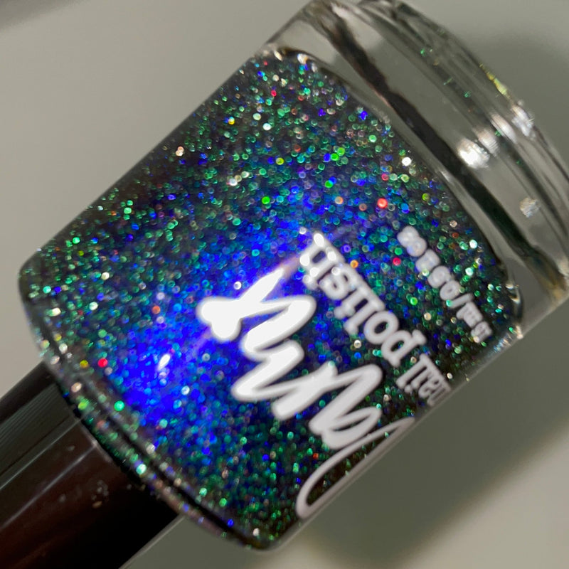Dam Nail Polish - Poisoned Farts Multichrome Reflective Glitter