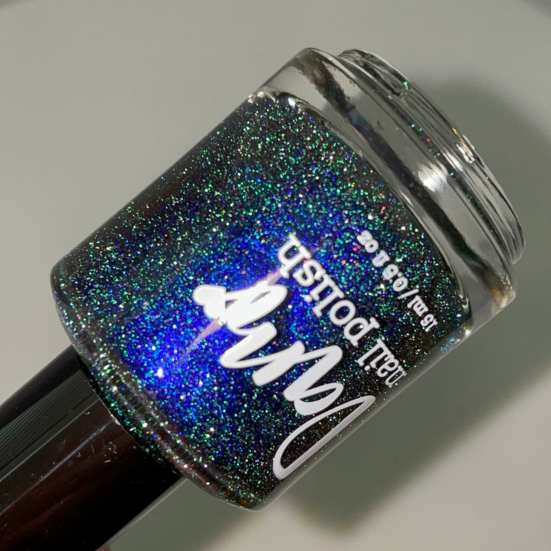 Dam Nail Polish - Poisoned Farts Multichrome Reflective Glitter