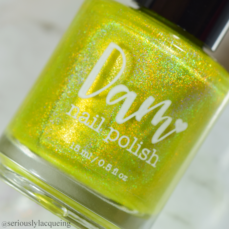 Dam Nail Polish - Seriously Rainbows - Yep It’s Yellow