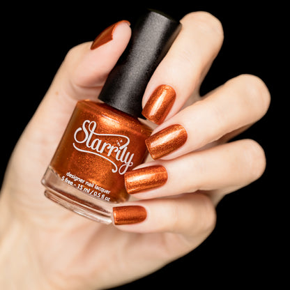 Starrily - Sunlight Nail Polish (Orange Foil)